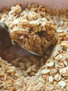 oat crumble topping recipe