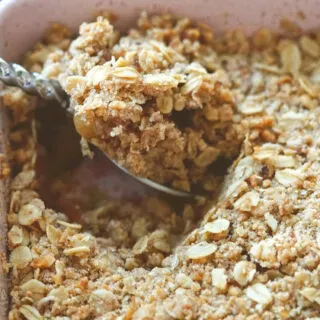 oat crumble topping recipe