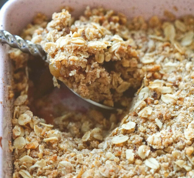 oat crumble topping Healthy Taste Of Life