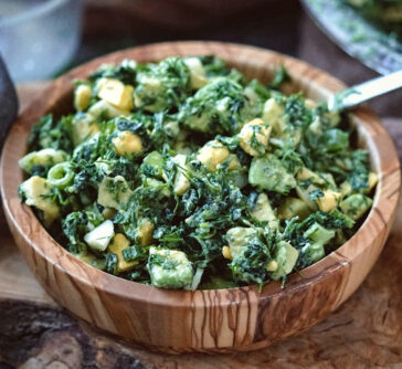 avocado kale salad recipe