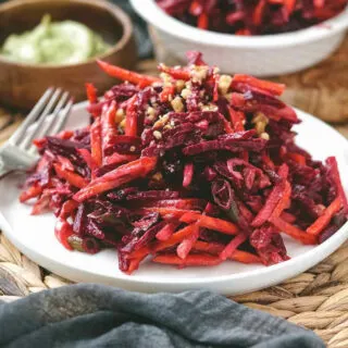 BEETROOT AND CARROT SALAD FEATURED IMAGE
