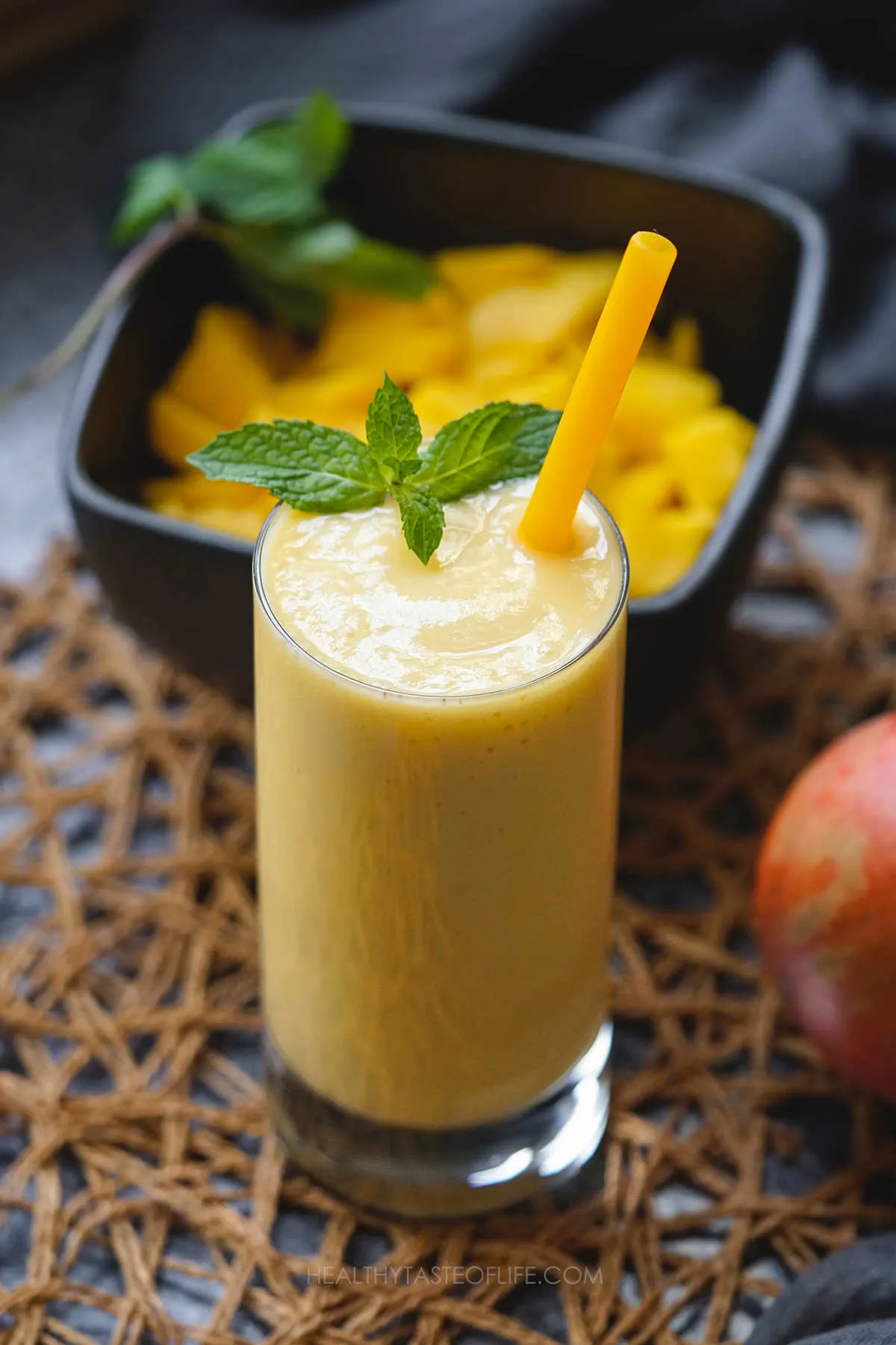 Mango Pineapple Smoothie Dairy Free.