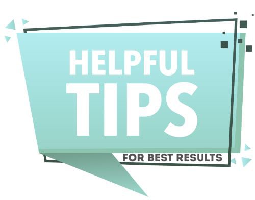 info box helpful tips for best results