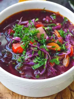 red cabbage soup featured image