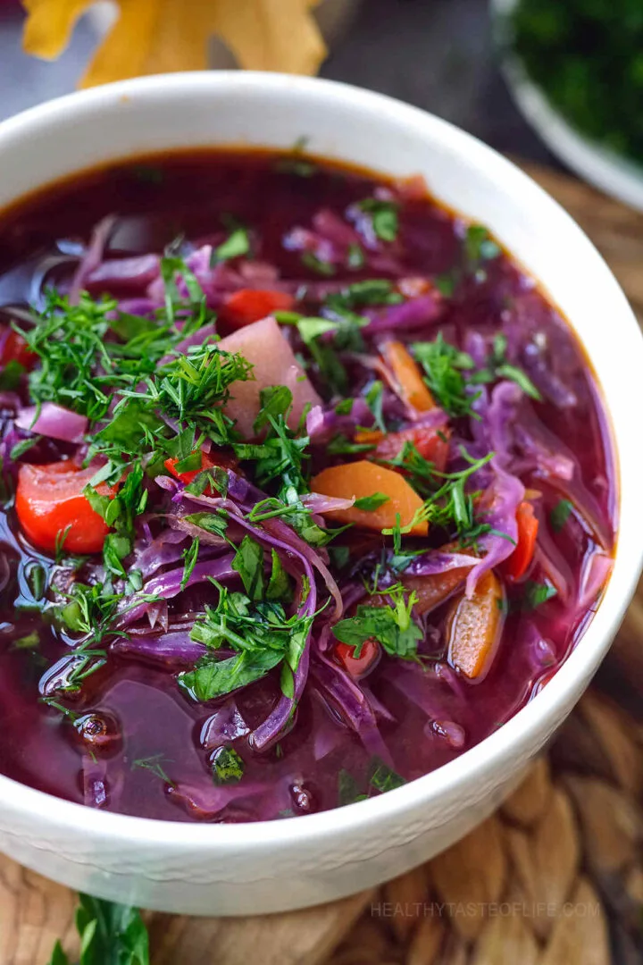 Red Cabbage Soup Recipe 