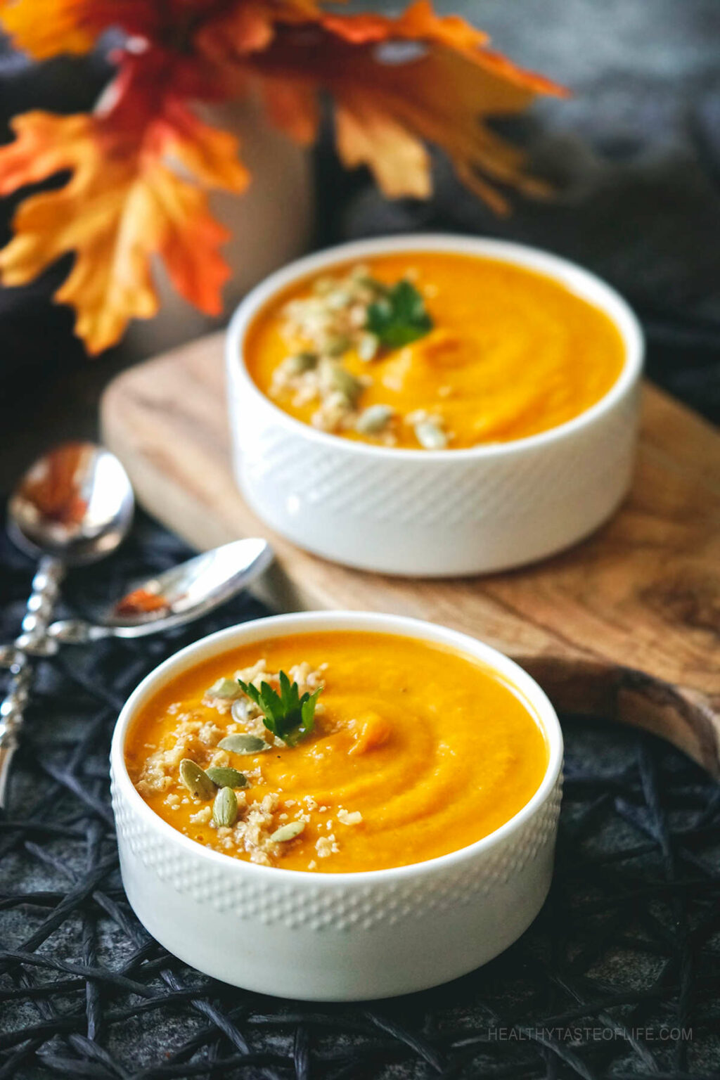 Easy Roasted Butternut Squash And Carrot Soup Healthy Taste Of Life