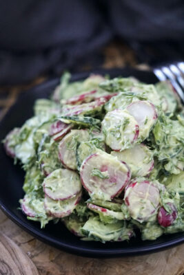 radish cucumber salad featured image