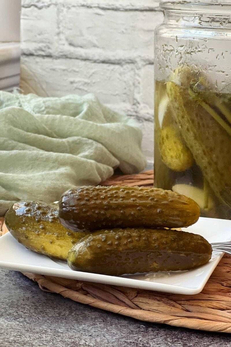 Fermented Cucumbers Recipe (Dill Pickles) No Vinegar Healthy Taste Of
