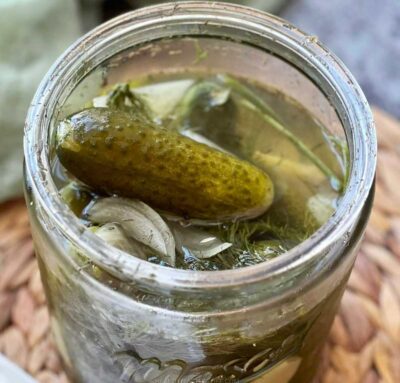 fermented pickled cucumbers dill featured image