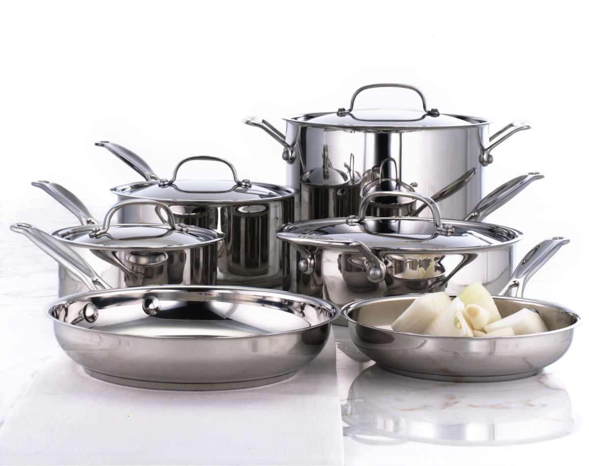 Healthy stainless steel cookware