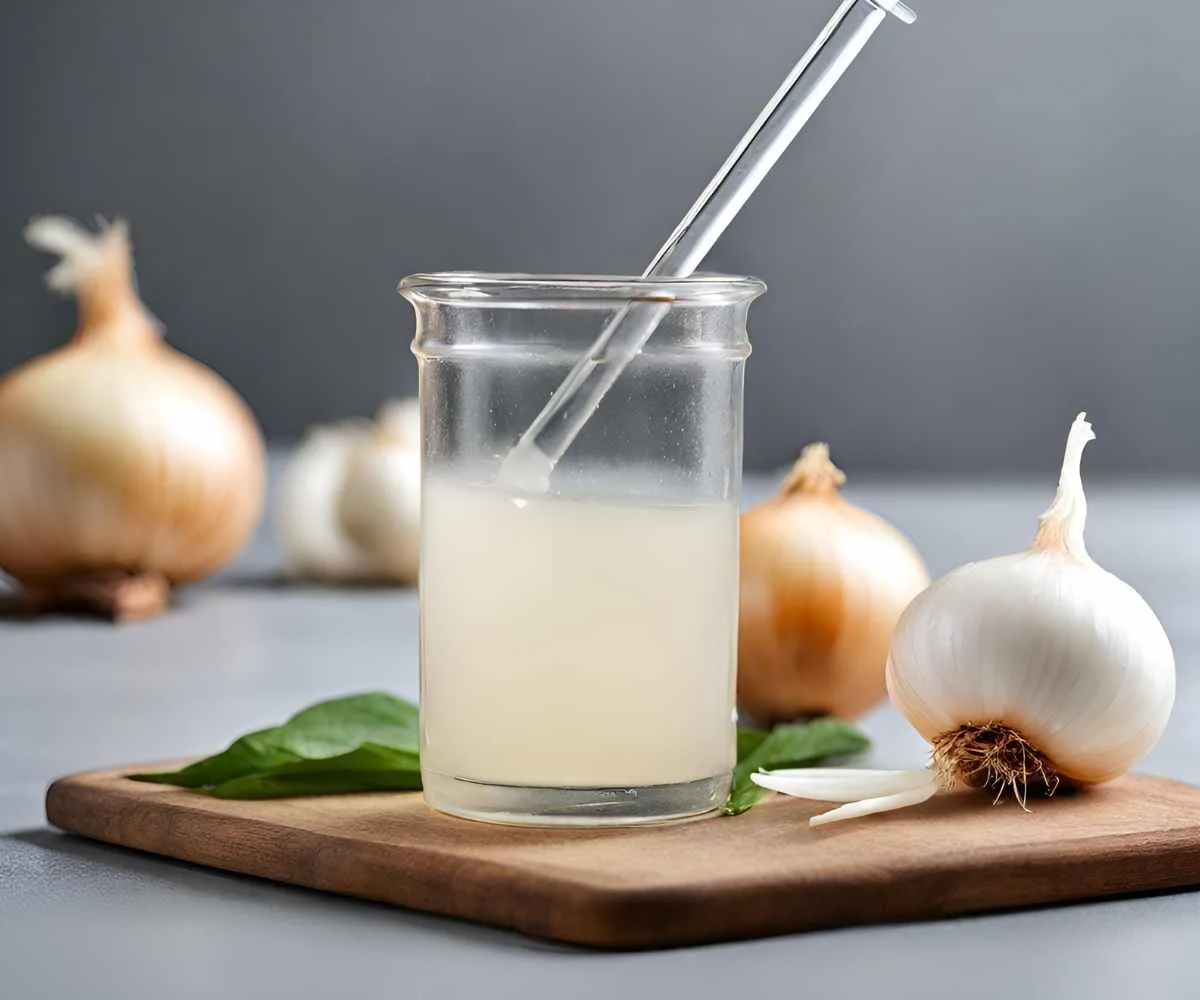Onion juice as natural decongestant.