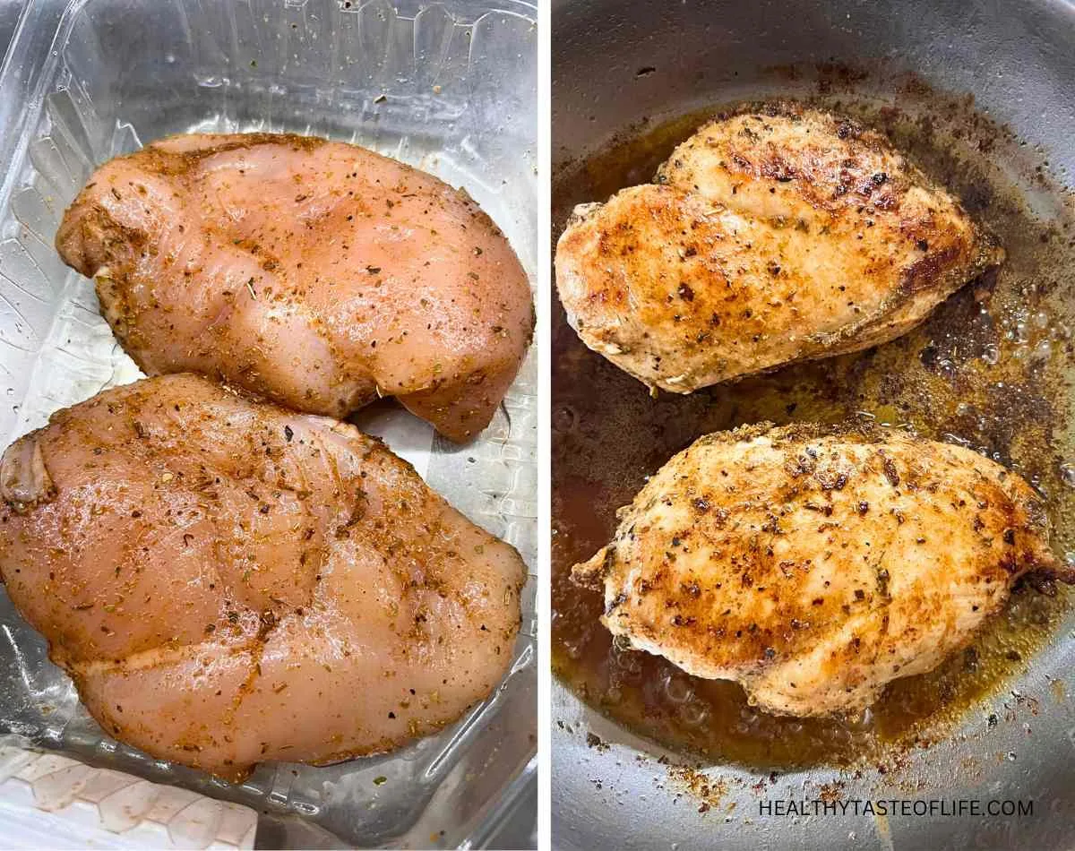 HOW to prepare chicken for cobb salad