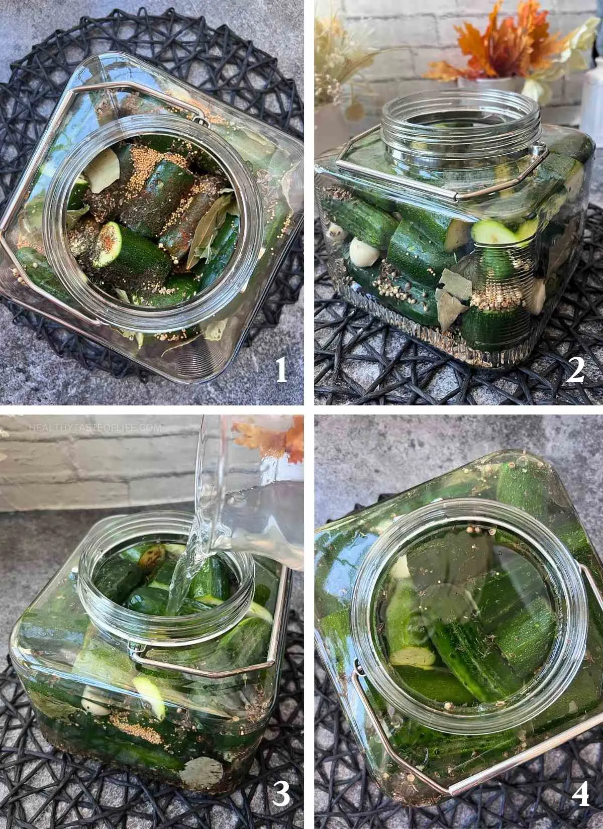 how to ferment zucchini with cucumbers instruction photos