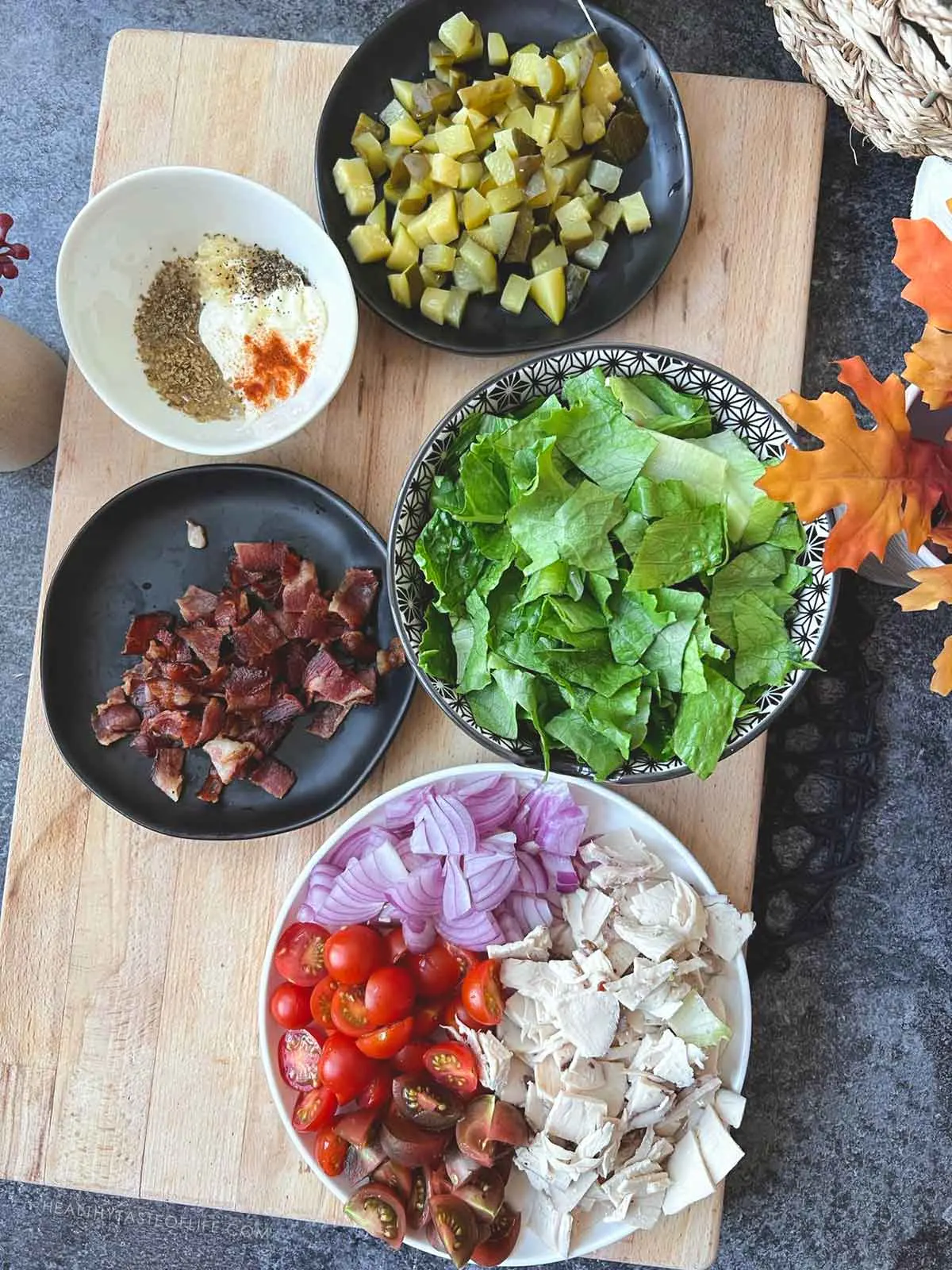 ingredients needed for grinder salad