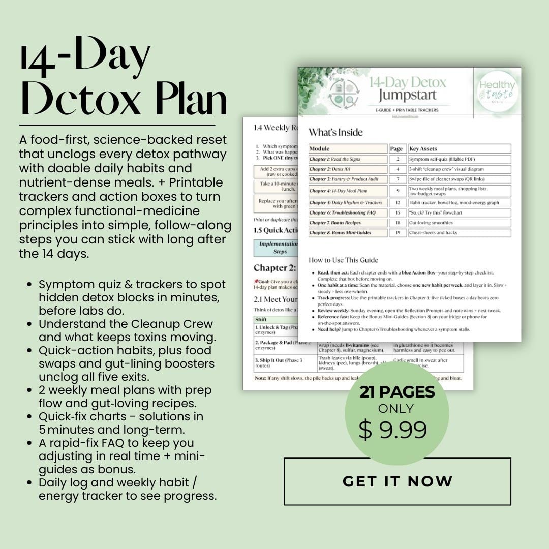 14 Day Detox Guide Healthy Taste Of Life