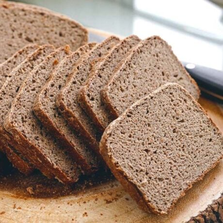 Gluten free sourdough bread healthy whole grain no yeast sorghum buckwheat banana flour