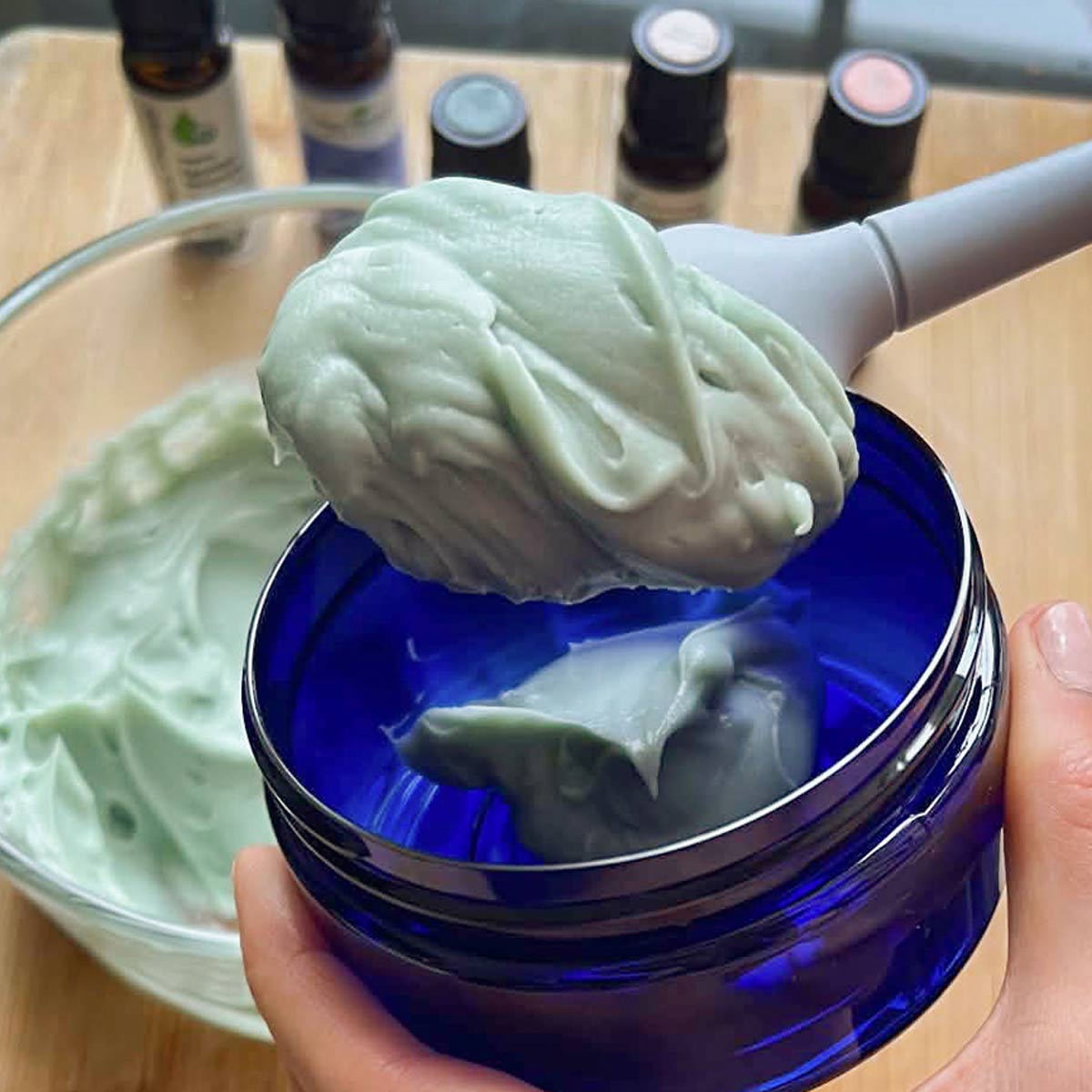 Soft whipped tallow balm for dry skin